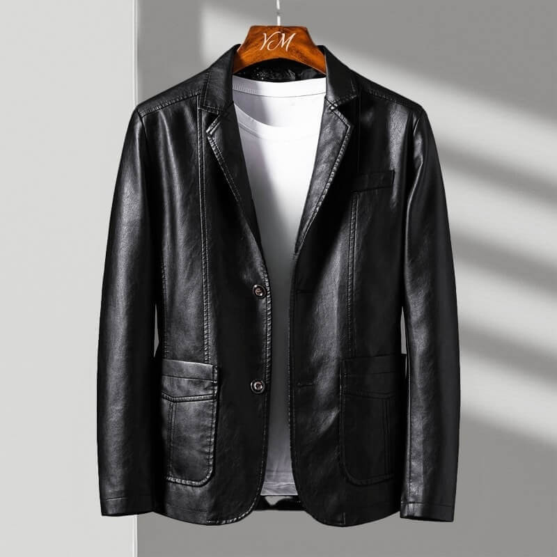 Arvello Classic Leather Jacket