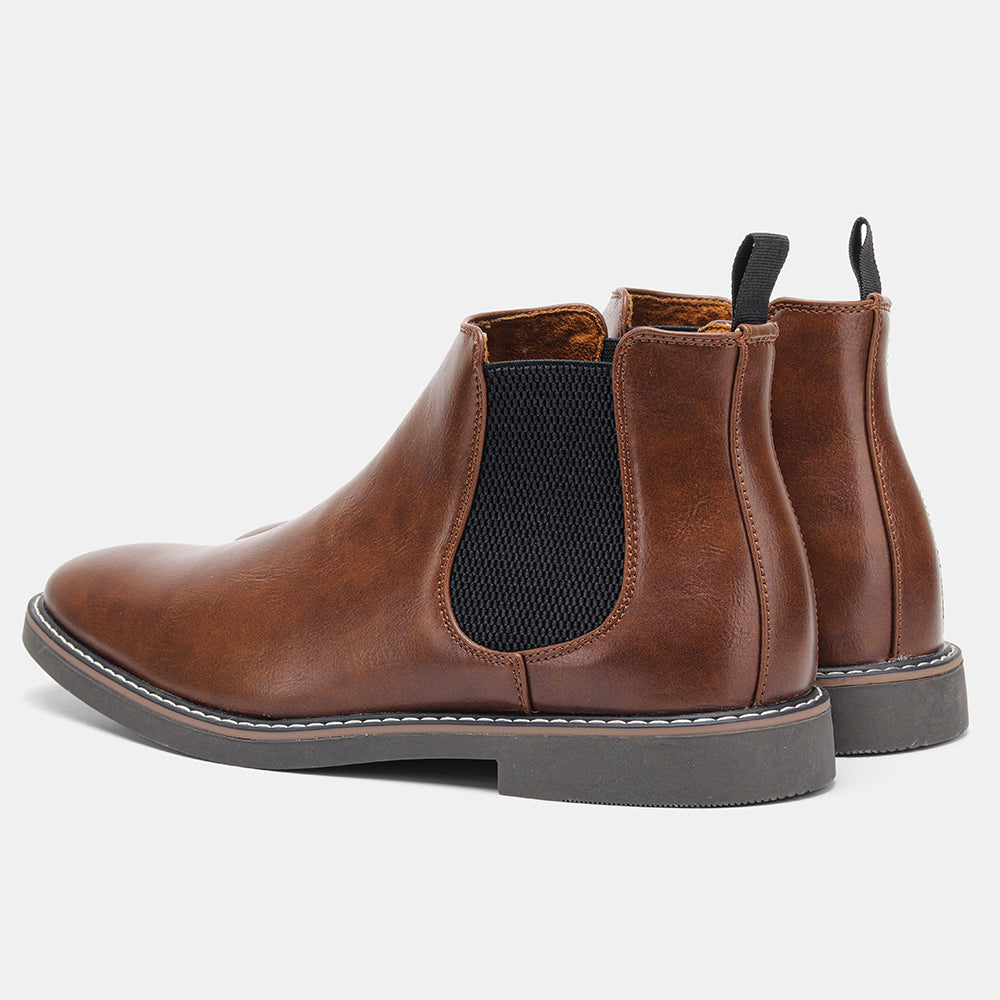 Alverton Full-Grain Leather Chelsea Boots