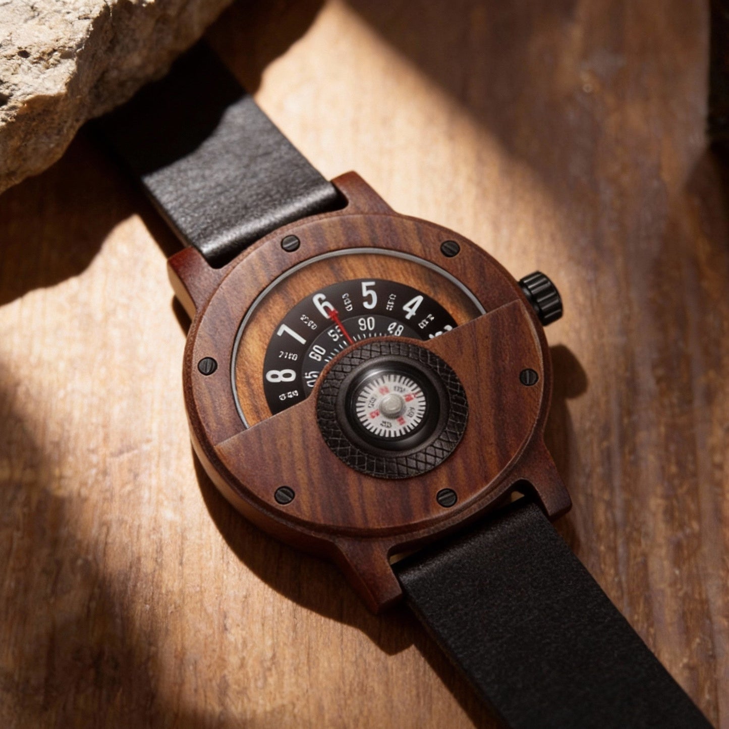Helvani Walnut & Bamboo Watch