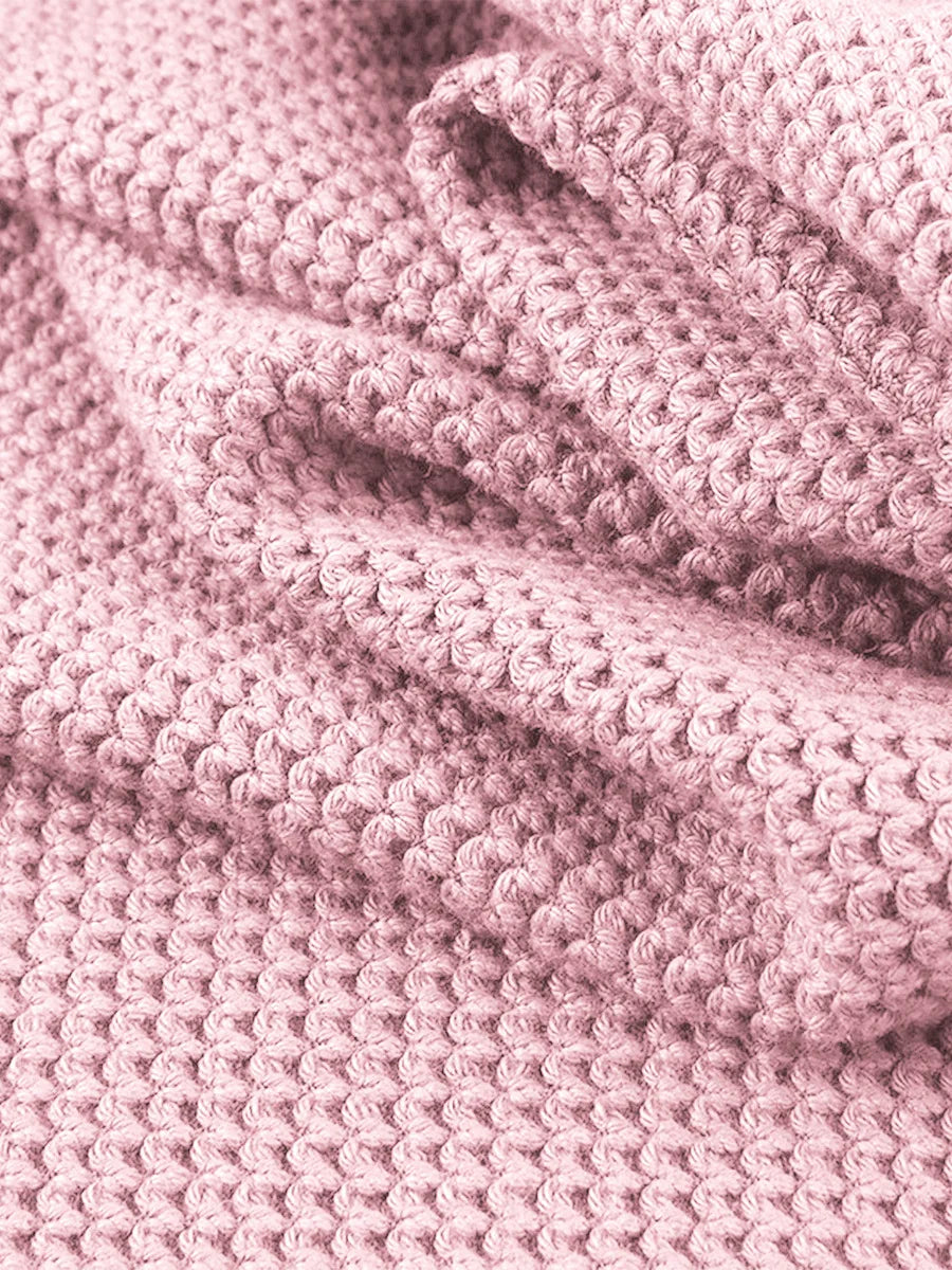 Lirenne V-Neck Button Knit Jumper