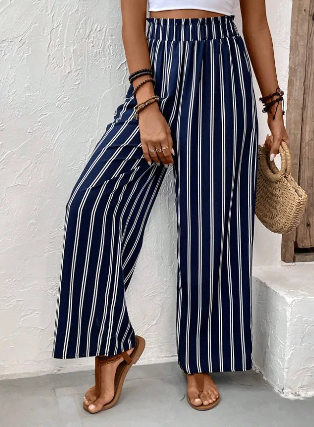 Loris – Flattering High-Waisted Wide Leg Trousers