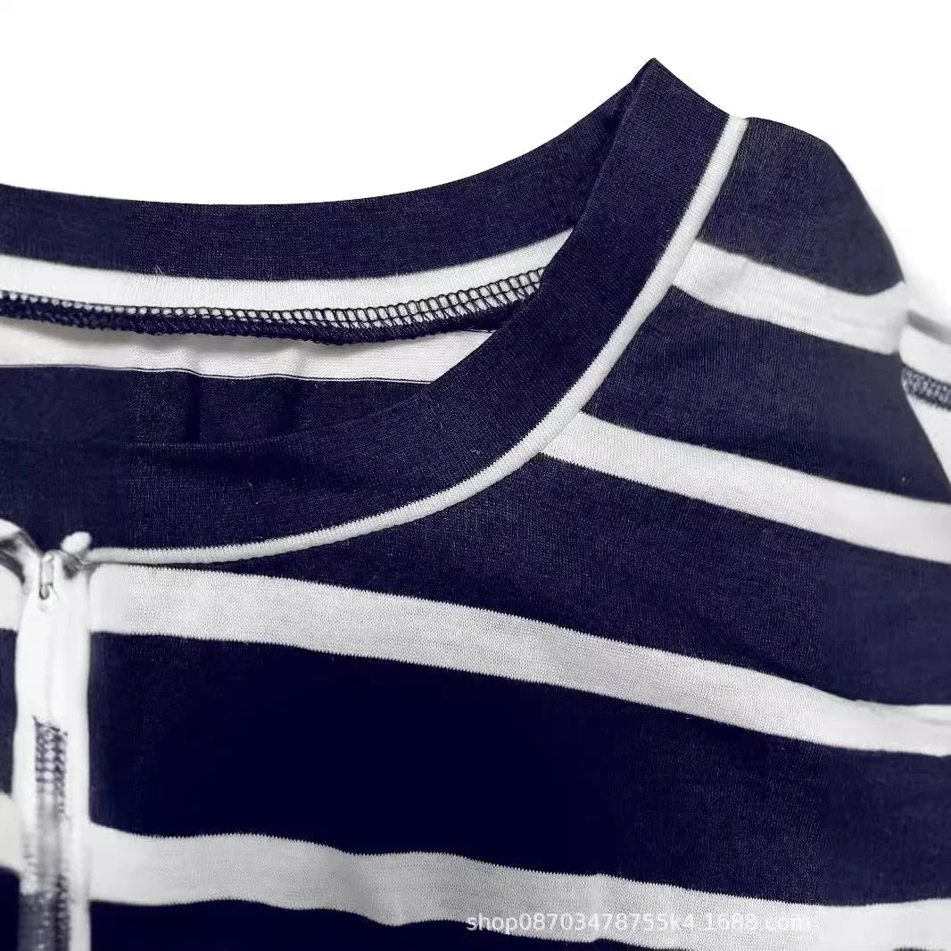 Celia – Elegant Striped Summer Dress for Effortless Style