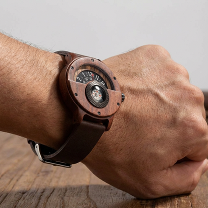 Helvani Walnut & Bamboo Watch