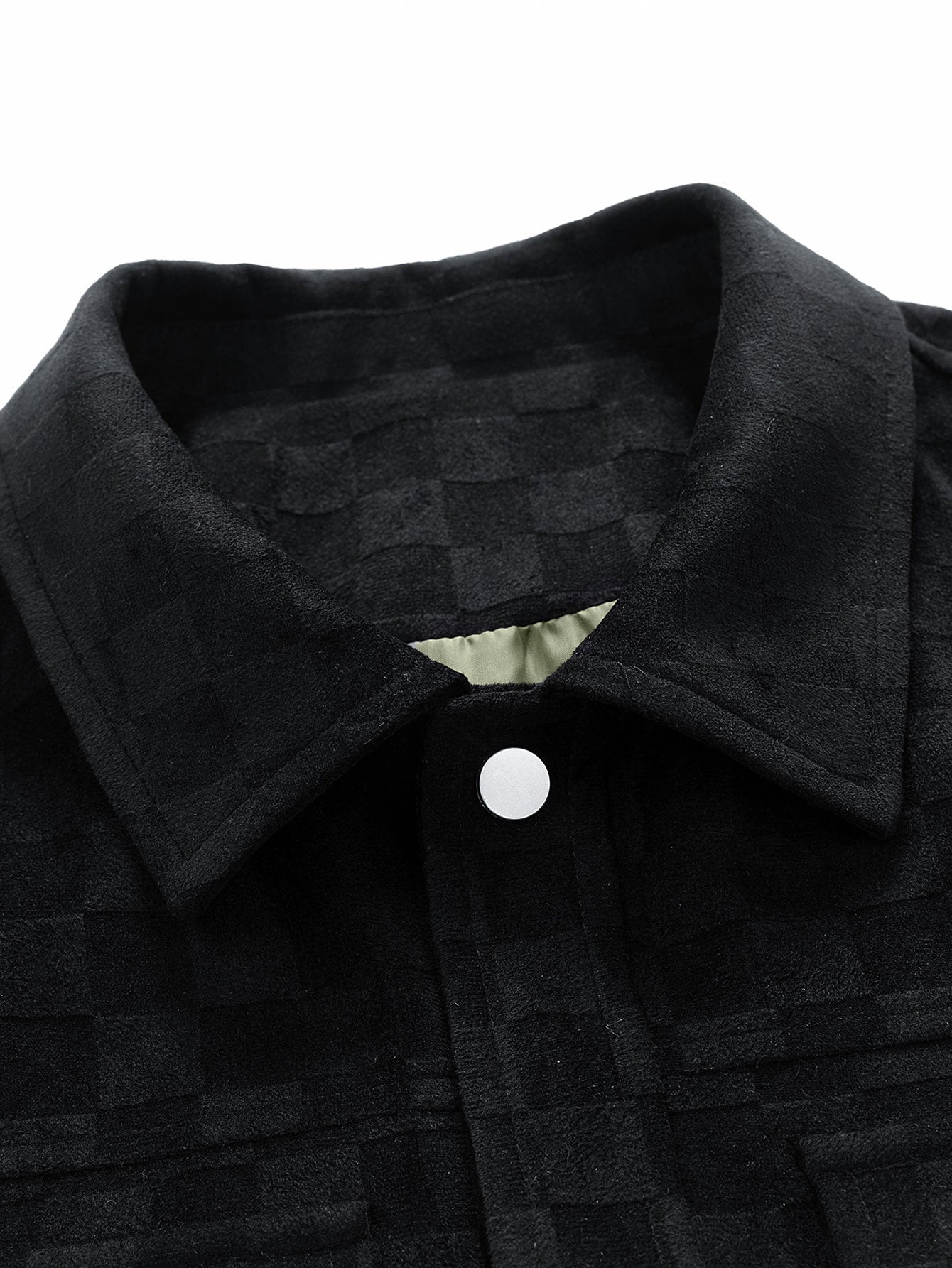 Veyron Checkerboard Suede Pocket Jacket
