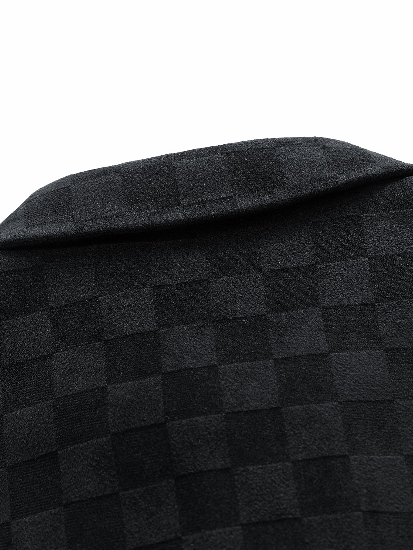 Veyron Checkerboard Suede Pocket Jacket