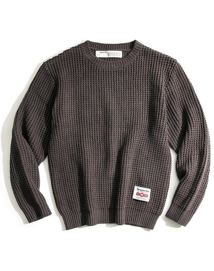 Albin Wool-Blend Retro Knit Sweater