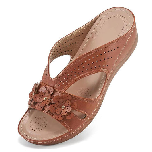 Women's Summer Wedge Sandals – Comfort Slip-Ons