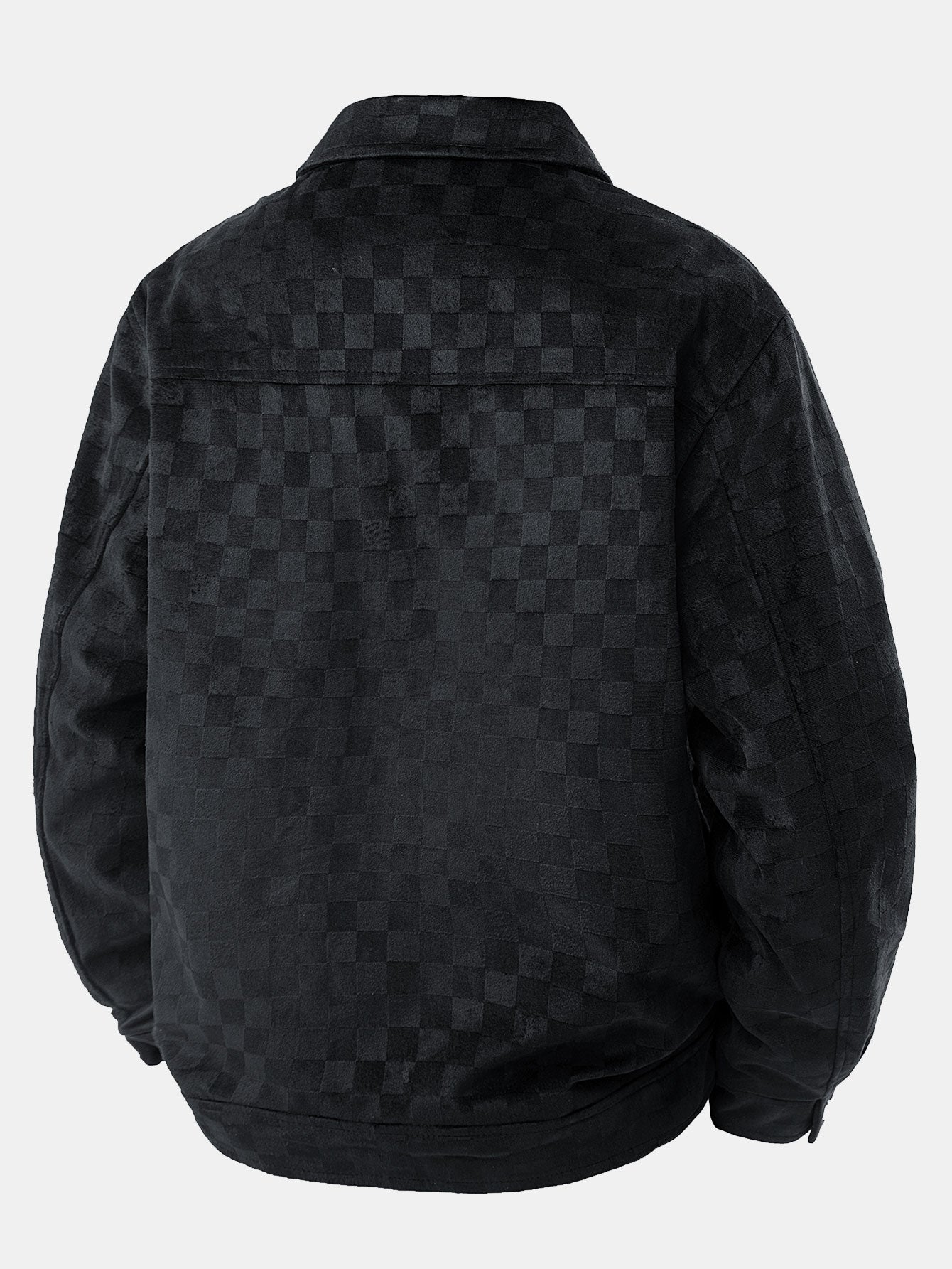 Veyron Checkerboard Suede Pocket Jacket