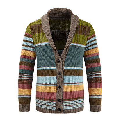 Heritage Stripe Shawl Cardigan