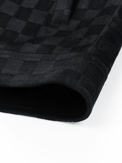 Veyron Checkerboard Suede Pocket Jacket