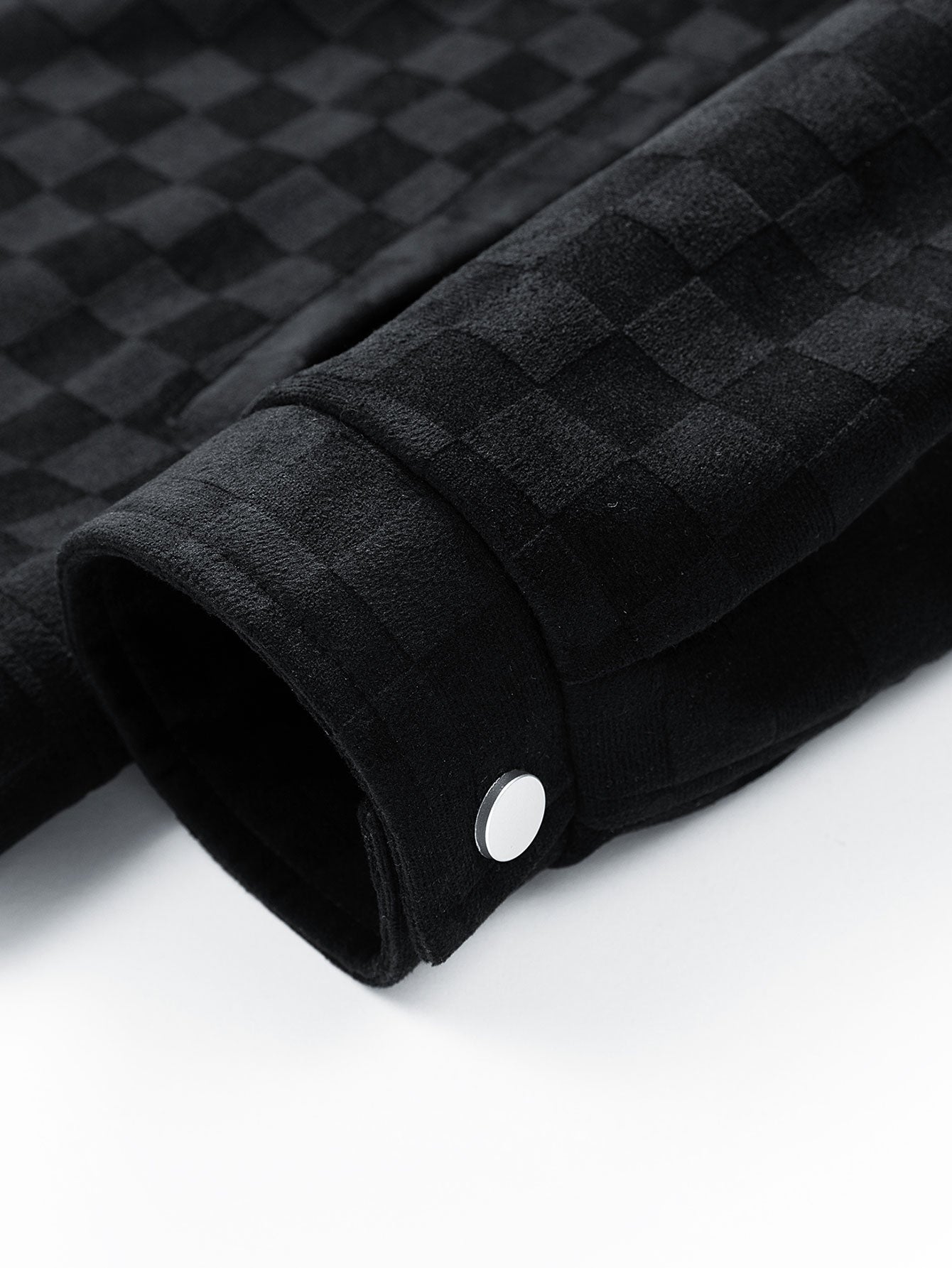 Veyron Checkerboard Suede Pocket Jacket
