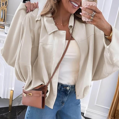 Marcelle™ Suede Bomber Jacket