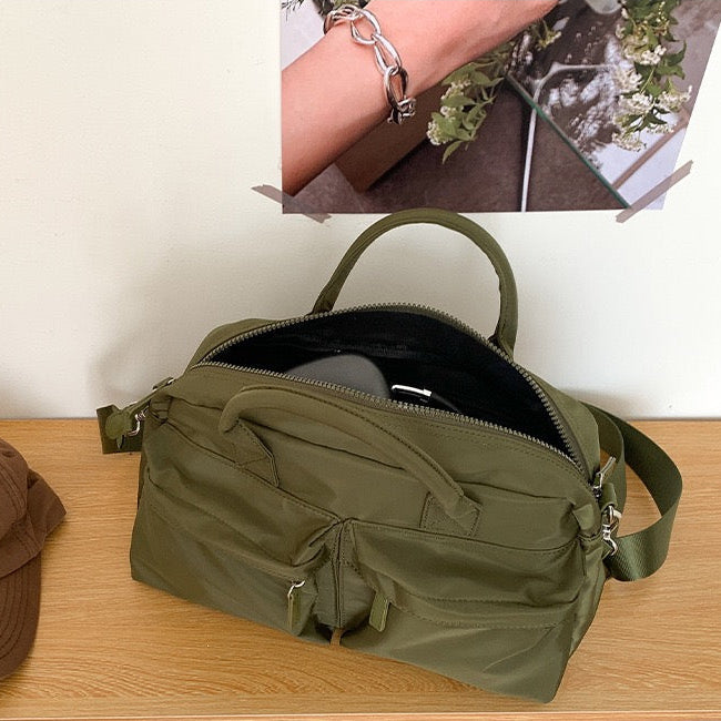 Nora – Minimal Nylon Crossbody for On-the-Go Days