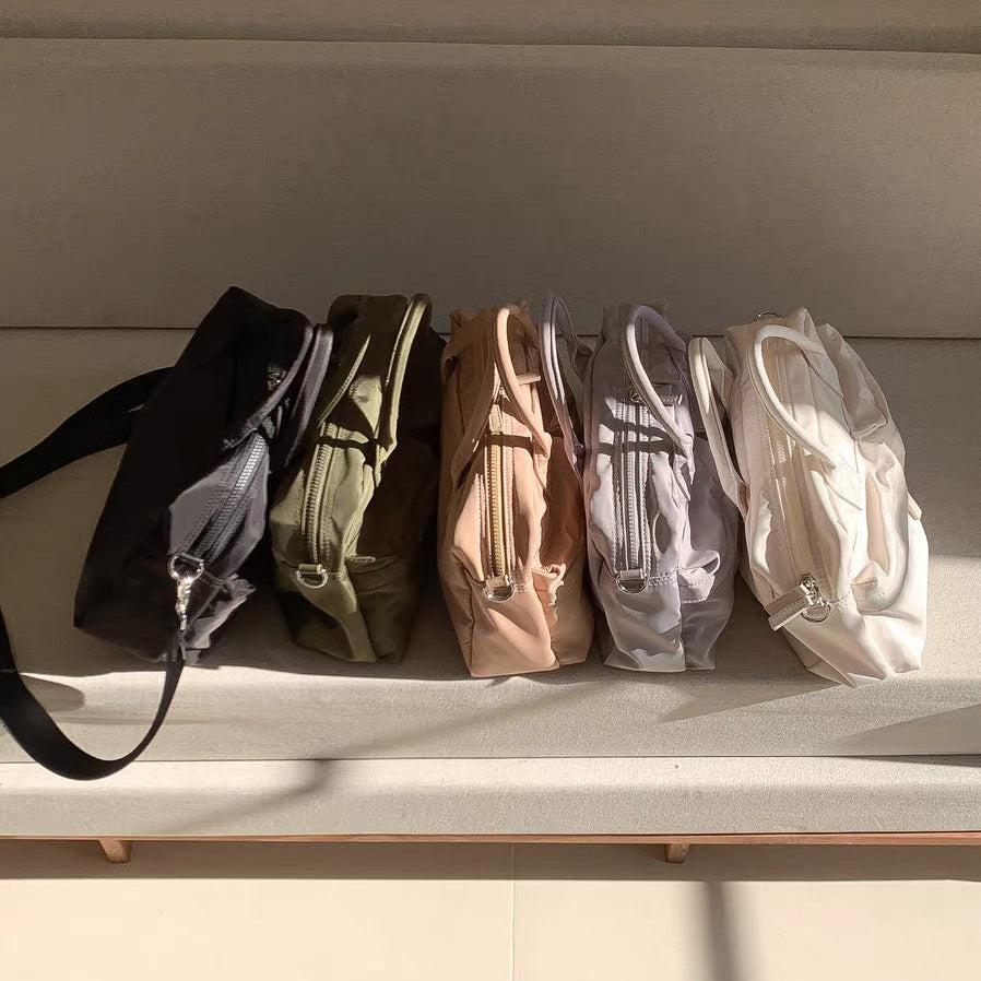 Nora – Minimal Nylon Crossbody for On-the-Go Days