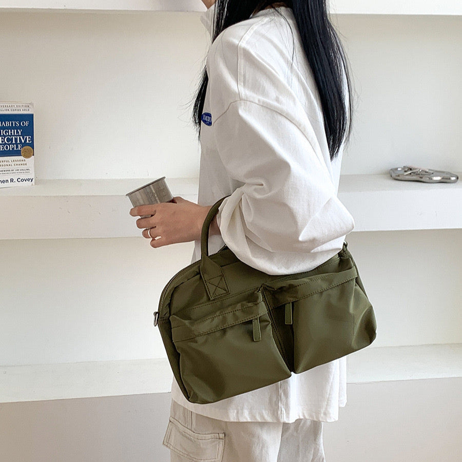 Nora – Minimal Nylon Crossbody for On-the-Go Days