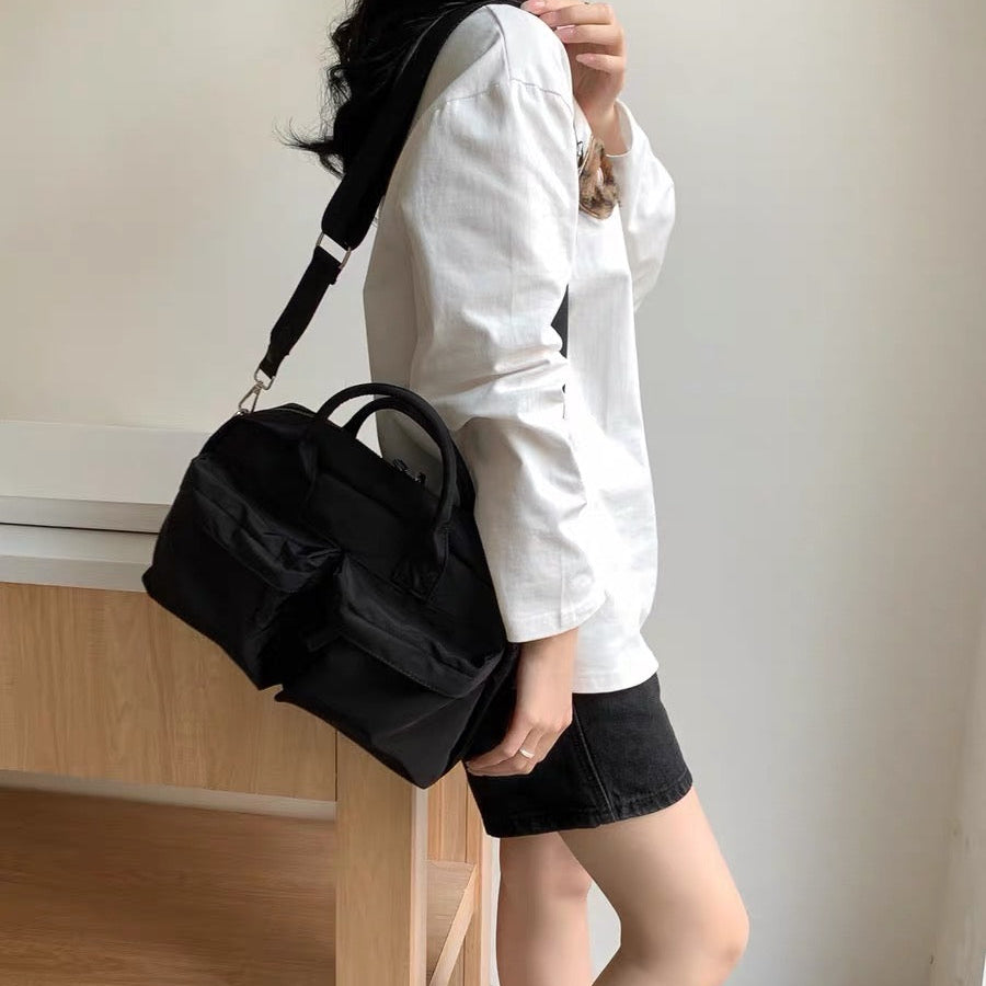 Nora – Minimal Nylon Crossbody for On-the-Go Days