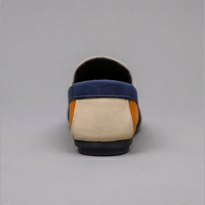 Ashford Patchwork Canvas Loafers