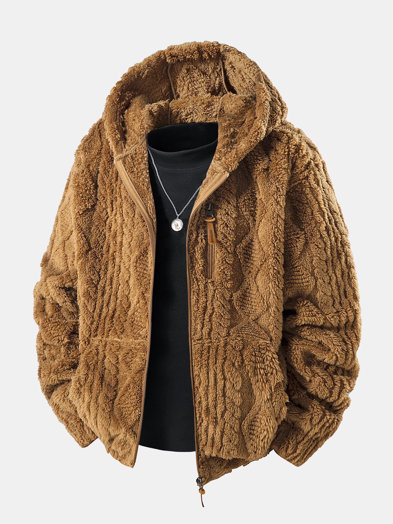 Ardyn GeoFleece Teddy Hoodie