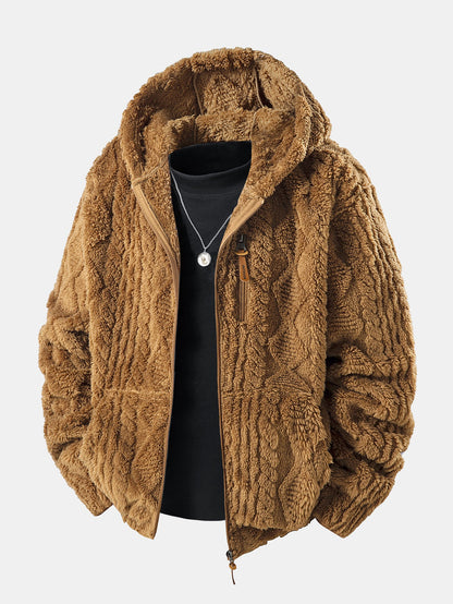 Ardyn GeoFleece Teddy Hoodie