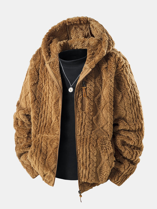 Ardyn GeoFleece Teddy Hoodie