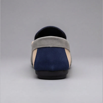 Ashford Patchwork Canvas Loafers