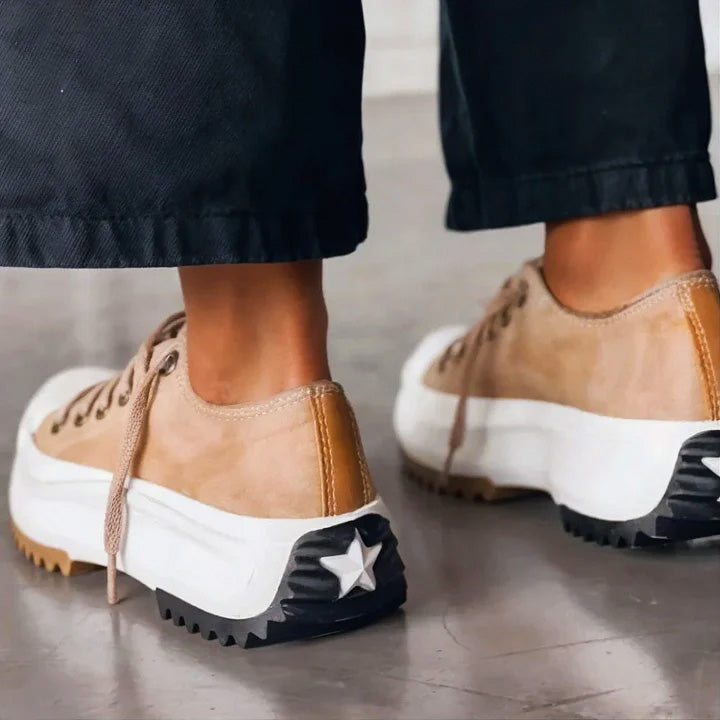 Aerin Platform Canvas Sneakers