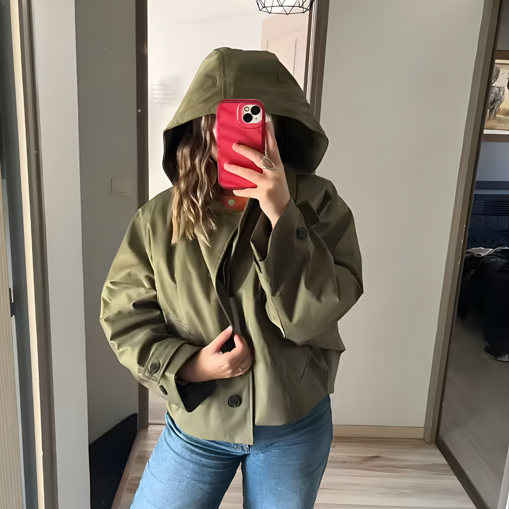 Varelle Hooded Trench Coat