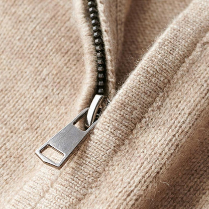 The Santous™ – Quarter-Zip Knit Sweater