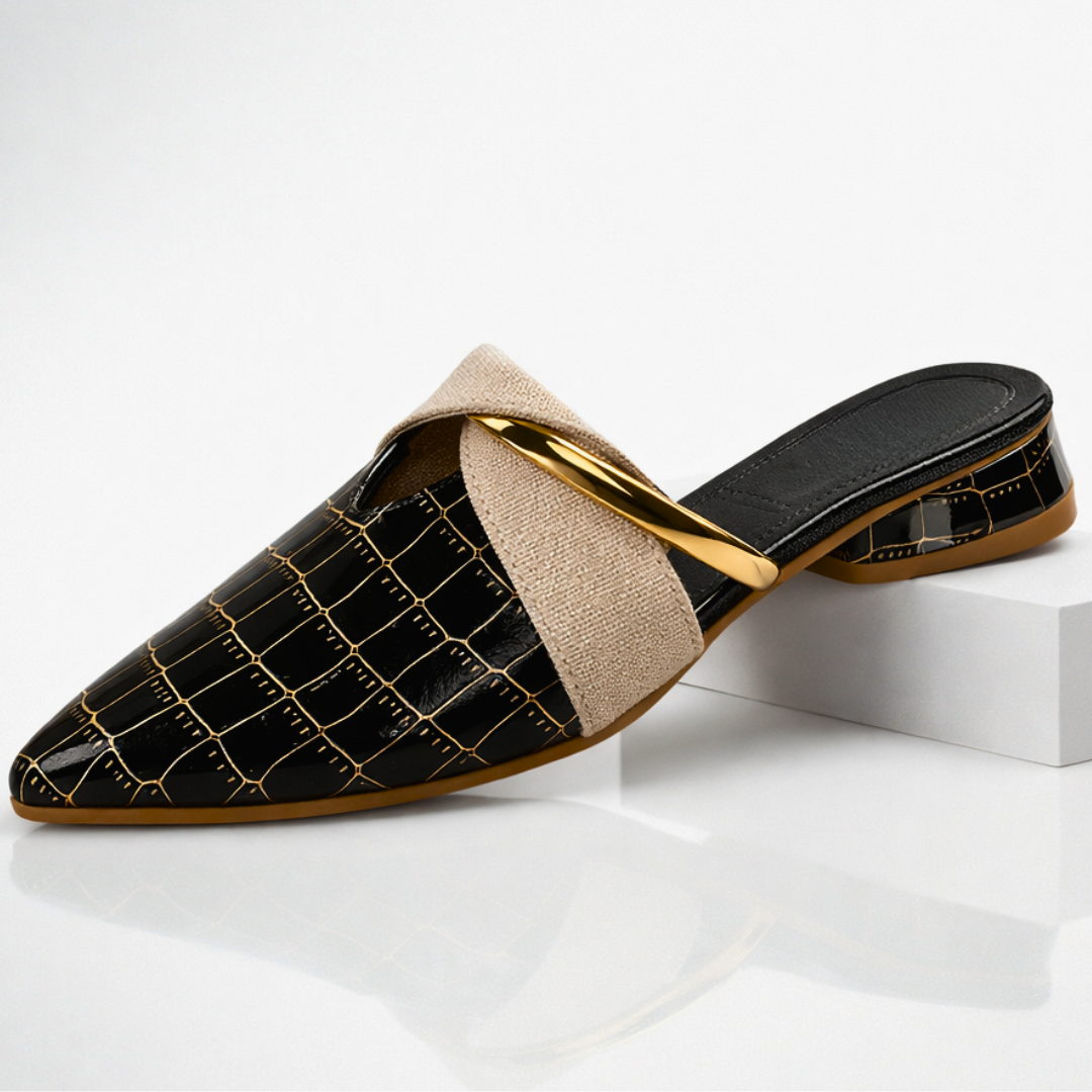 Valemont™ Croc Detail Mule Heels