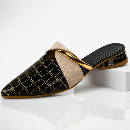 Valemont™ Croc Detail Mule Heels