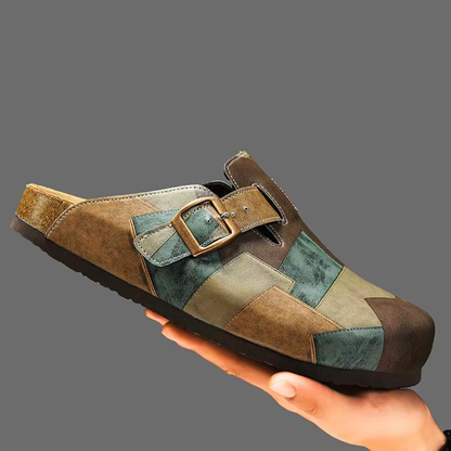 The Barbican™ – Leather Mosaic Slides