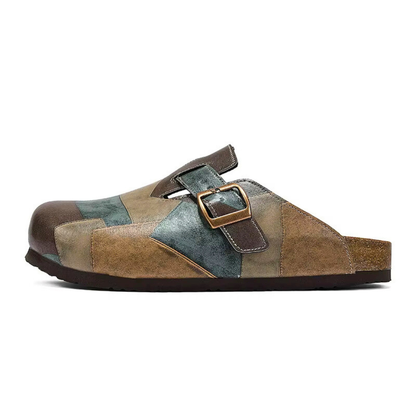 The Barbican™ – Leather Mosaic Slides
