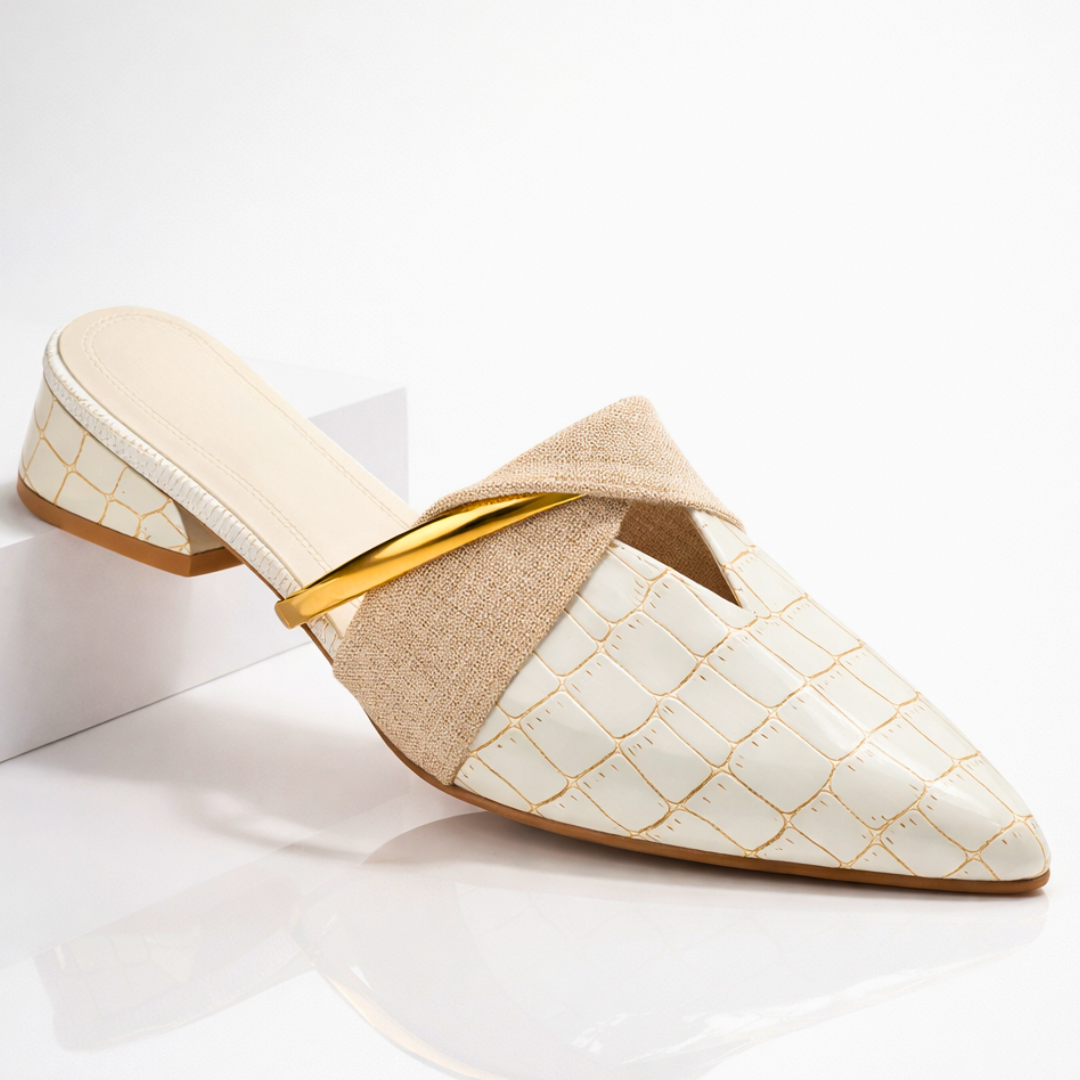 Valemont™ Croc Detail Mule Heels