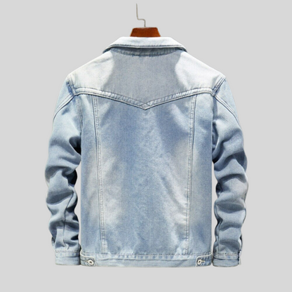 Sherpa-Lined Winter Denim Jacket