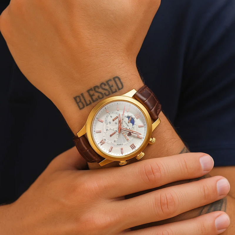 Windsor Vale™ Moonphase Chronograph Watch