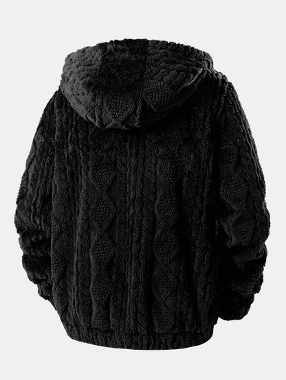 Ardyn GeoFleece Teddy Hoodie