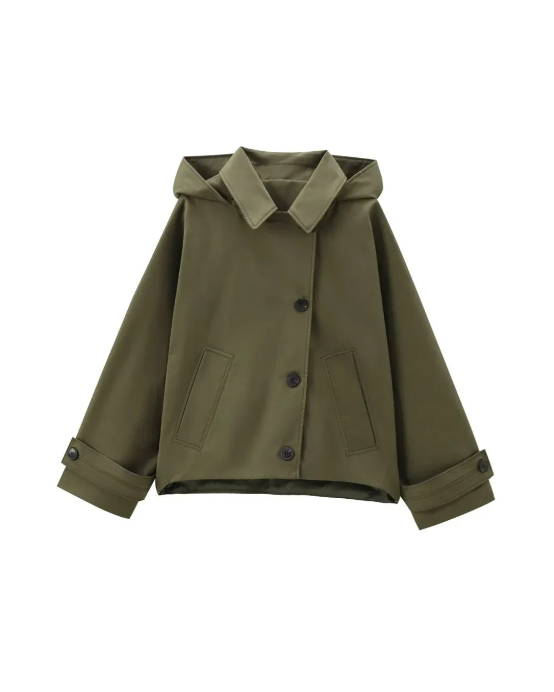 Varelle Hooded Trench Coat