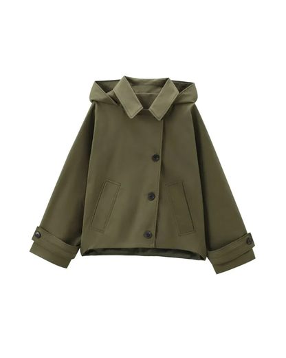 Varelle Hooded Trench Coat