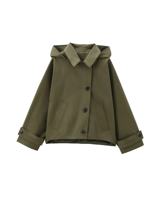 Varelle Hooded Trench Coat