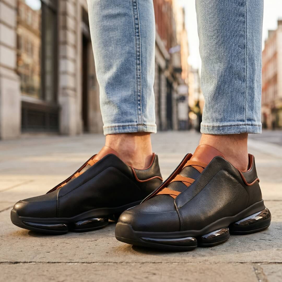 Vantore™ Leather Slip-On Trainers