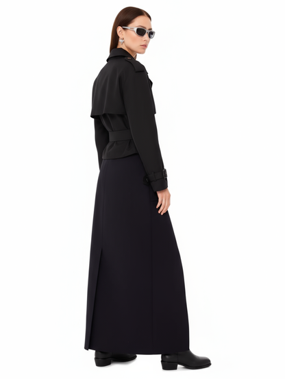 Talia | Cropped Trench Coat