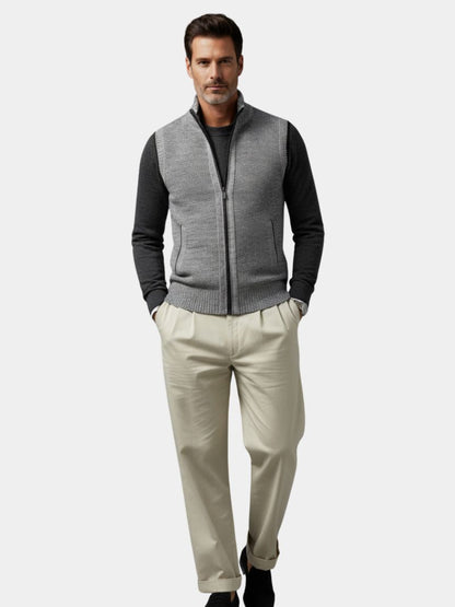 The Windsor – Heritage Full-Zip Knit Gilet