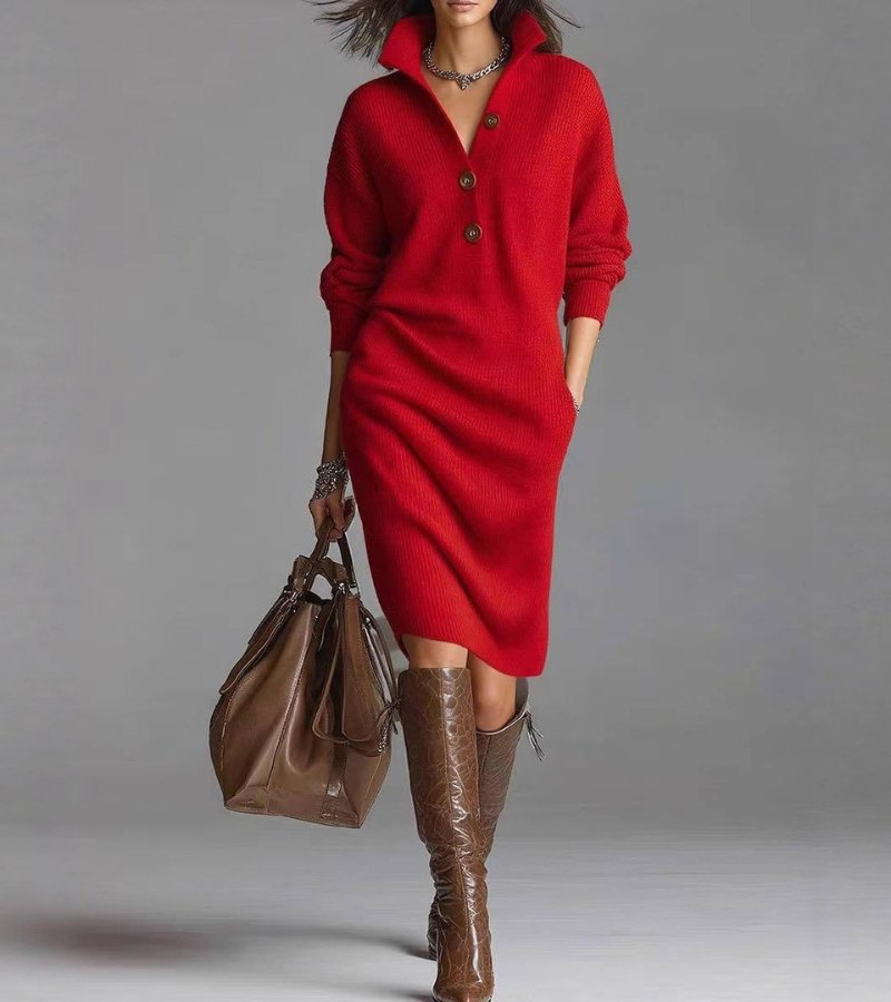 Aurelia Knit Midi Dress