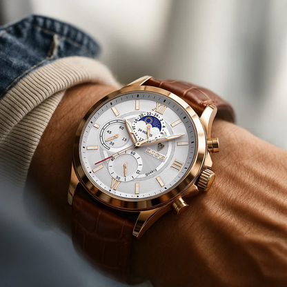 Windsor Vale™ Moonphase Chronograph Watch