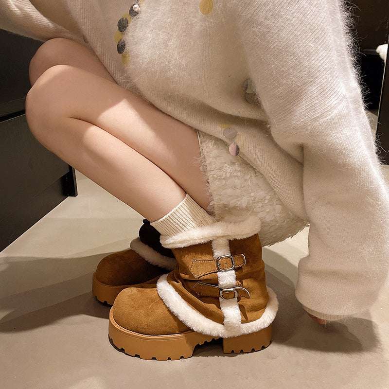 AuroraSuede™ Winter Luxe Ankle Boots