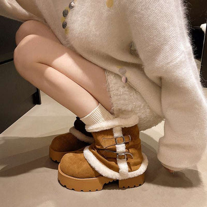 AuroraSuede™ Winter Luxe Ankle Boots