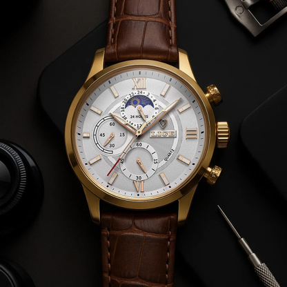 Windsor Vale™ Moonphase Chronograph Watch