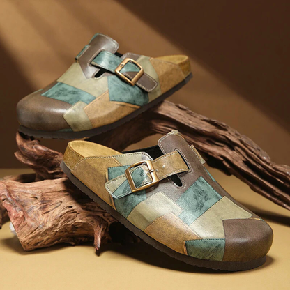 The Barbican™ – Leather Mosaic Slides
