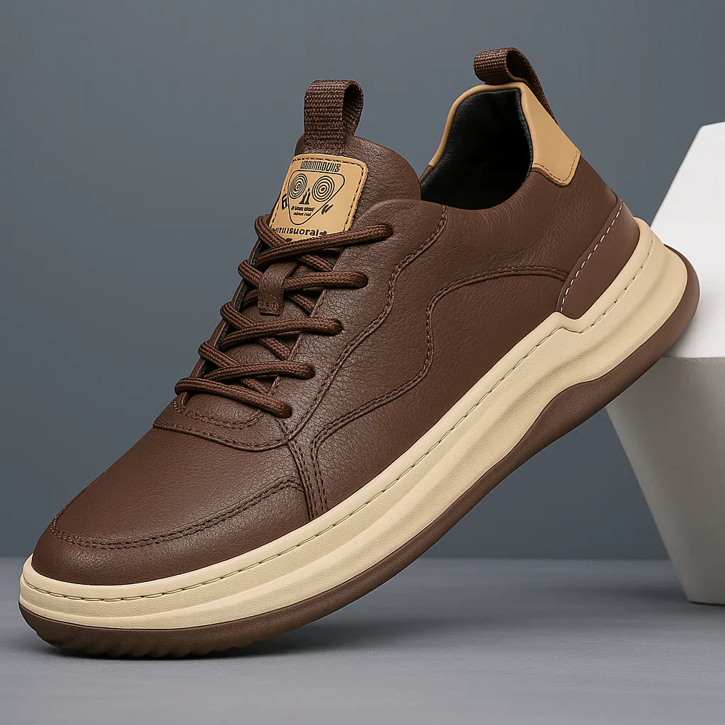 The Sorrento – Italian Style Genuine Leather Trainers