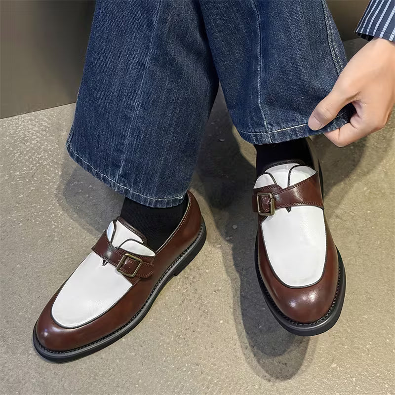 The Richmond™ – Two-Tone Monk Strap Derbies